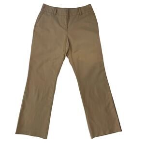Charter Club Petite Pants Sz 8P Khaki Slim Y2K 90s Career Minimalist Office
